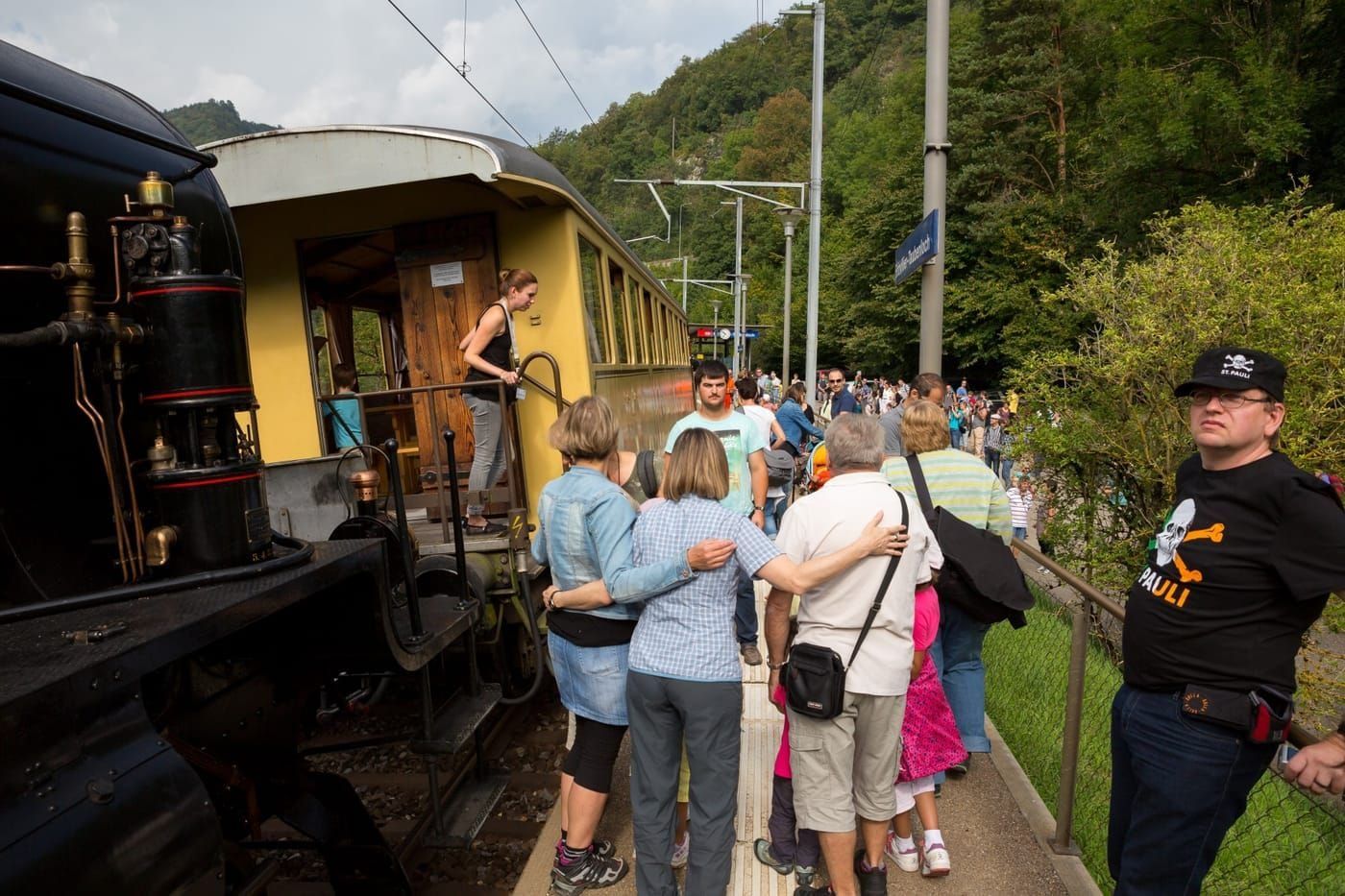 125-Jahr-Jubiläum 2014 – Dampfzug und Festbetrieb im Taubenloch, Impression 12